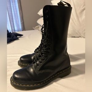 Tall Black Doc Martens Boots